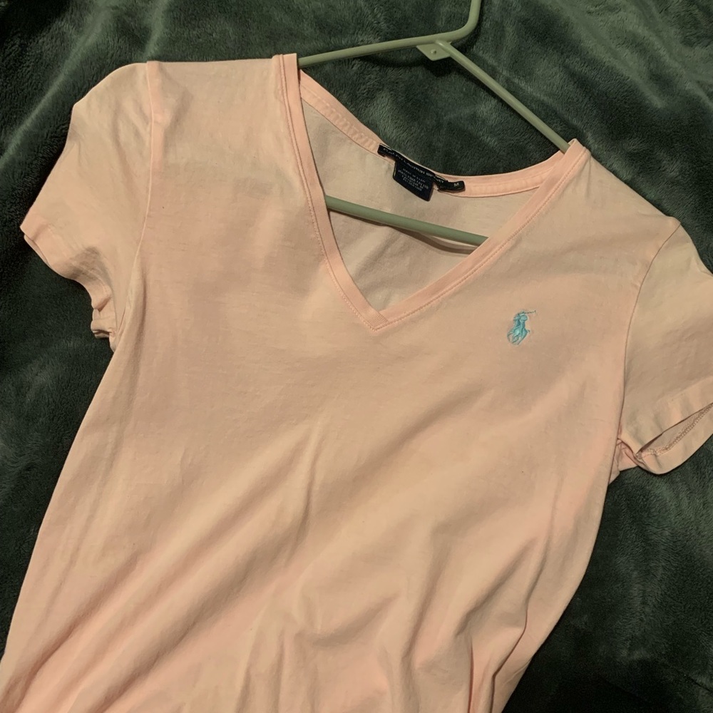 Polo Ralph Lauren v-neck baby pink